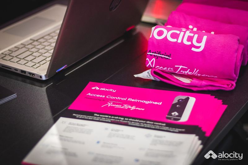 Alocity booth materials at tradeshow