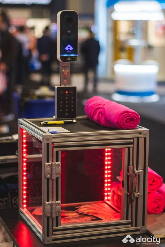 Alocity demo booth setup