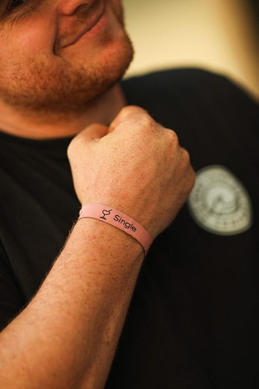 Single wristband detail