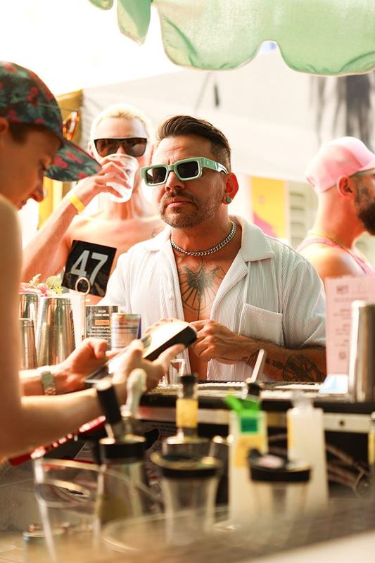 Bartender at brand event