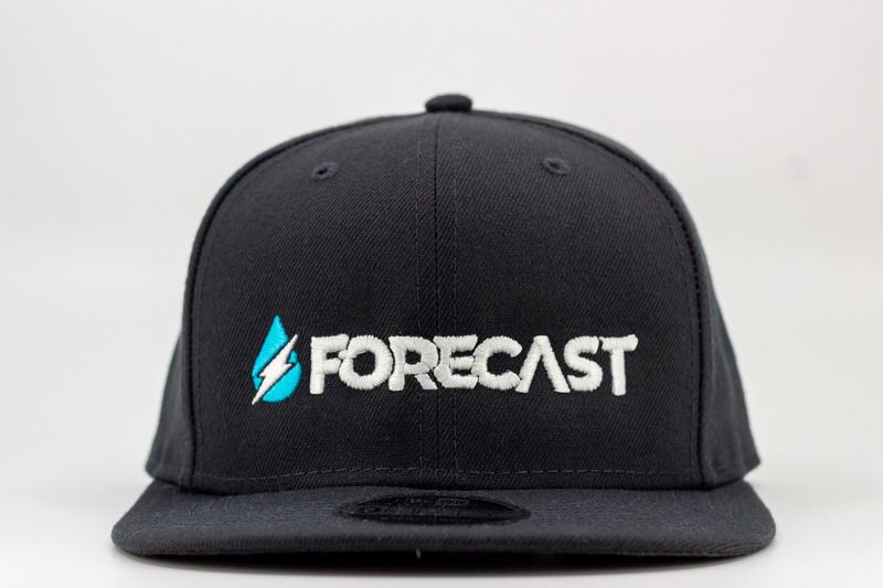 Forecast snapback cap front view