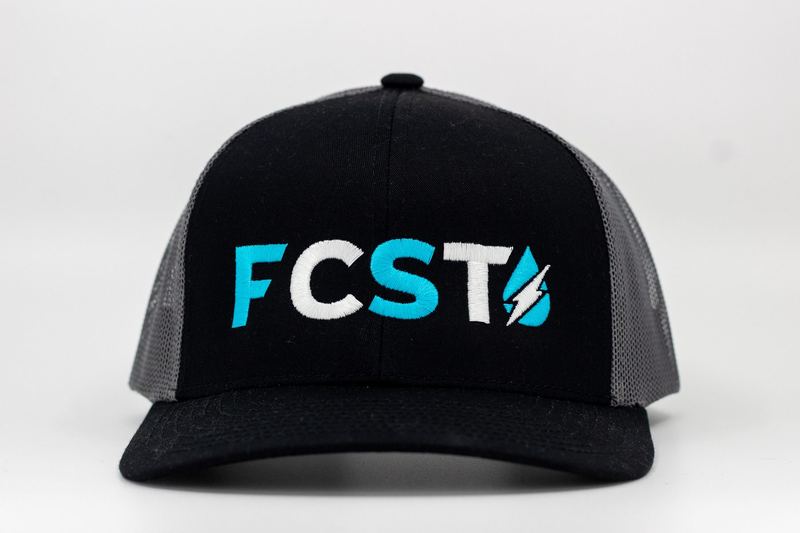 Forecast trucker cap close detail