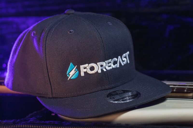 Forecast cap with stage lighting