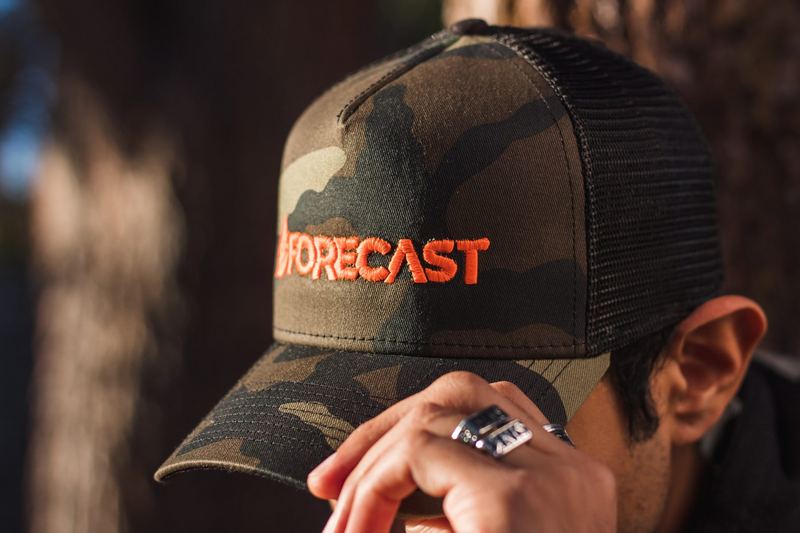 Forecast cap golden hour portrait