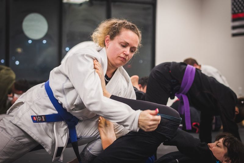 Female practitioner BJJ