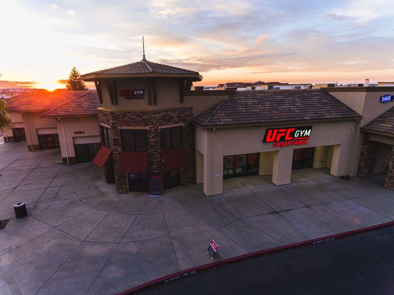 UFC GYM Urijah Faber facility at sunset